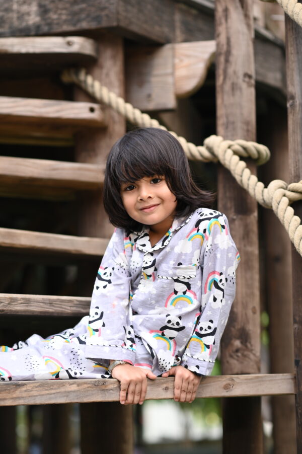 Grey Panda Night Suit - Image 2