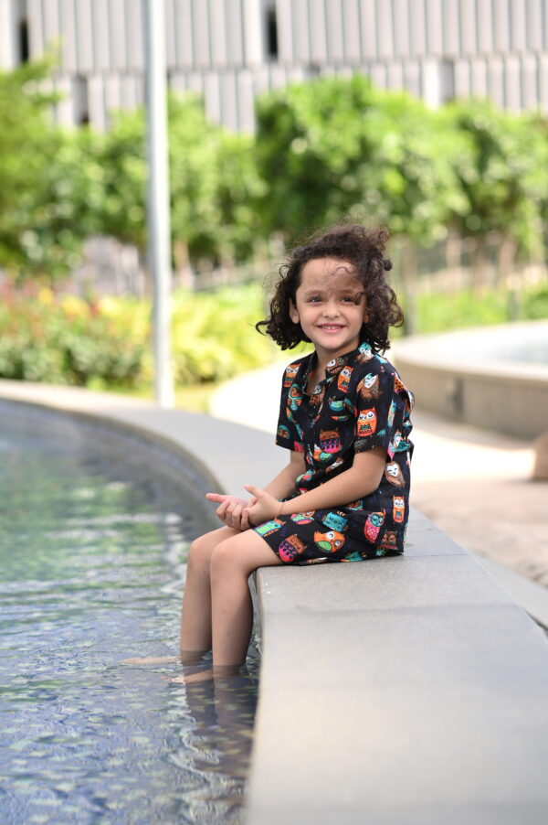 Black Owl Short Set - Image 3